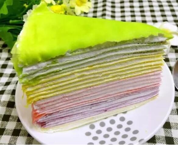 彩虹千层蛋糕的烘焙方法你学会了吗