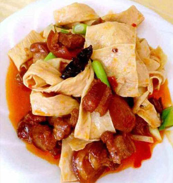 红烩豆腐皮的制作方法分享